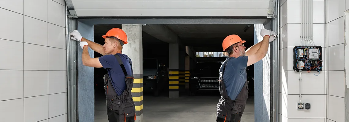 Wooden Garage Door Frame Repair in Glendale Heights, Illinois